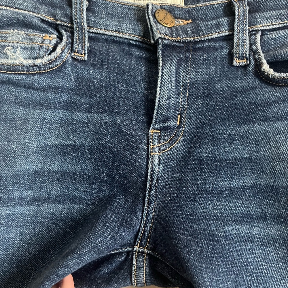 Current/Elliott skinny‎ distressed denim jeans size 26 - Picture 3 of 6
